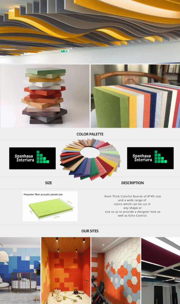pet acoustic panel description