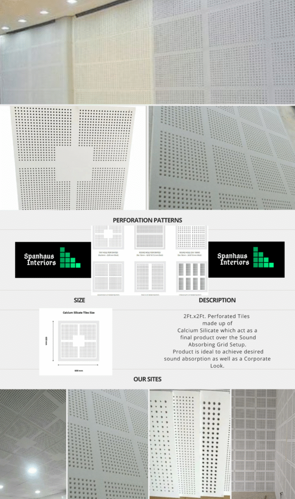 calcium silicate tiles description