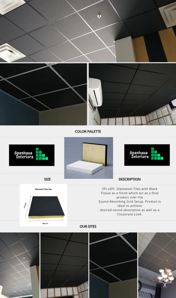 glasswool tiles description