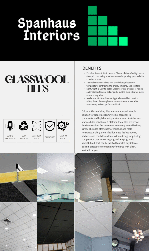glasswool tiles description
