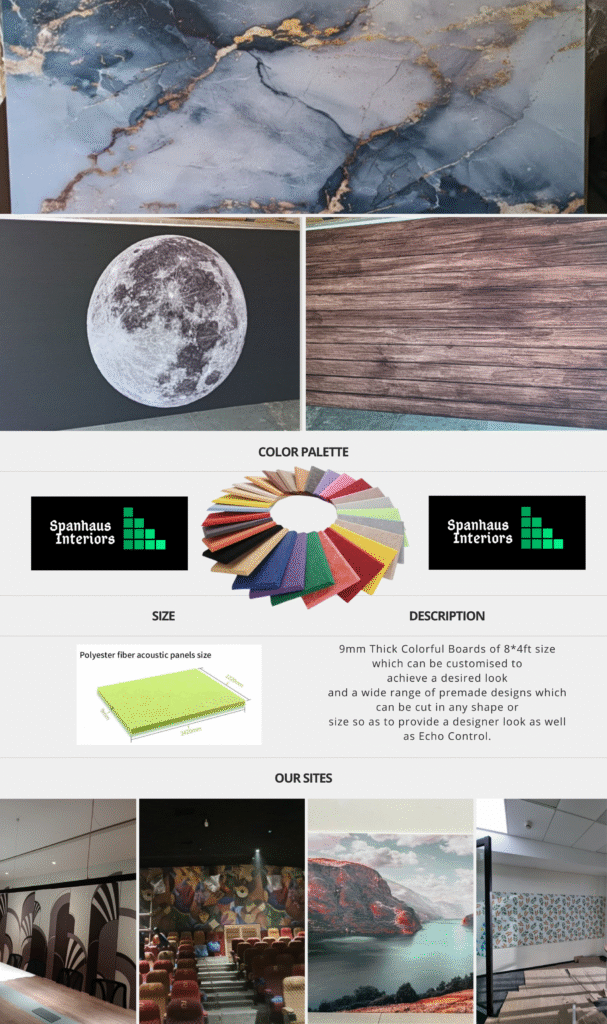 printed acoustic panel description